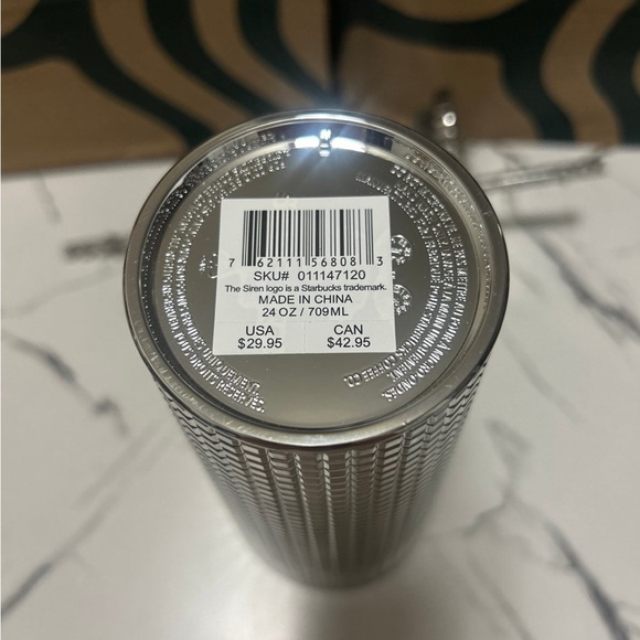 Starbucks Silver Bling Cold Cup - Picture 3 of 5